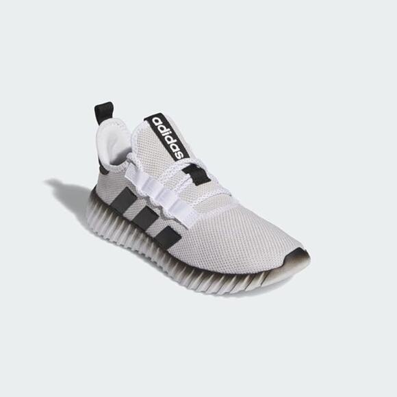 NEW adidas Kaptir 3.0 Men’s Running Shoes Size 10 IE6624 White Black Grey - Picture 1 of 7